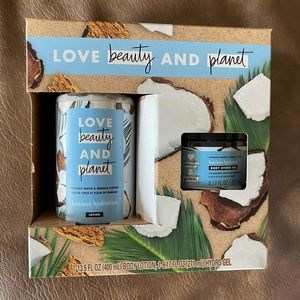 Love beauty and planet lotion and hydro gel